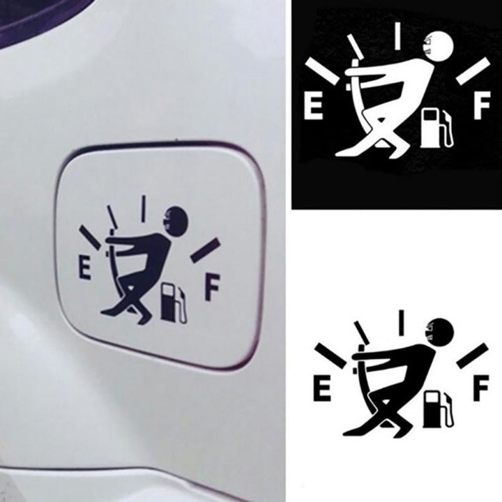 Funny Car Sticker Pull Fuel Tank Pointer Ef Fuel Tank Car Sticker Fuel Tank Vinyl Sticker Decal - Mamofa Global Store