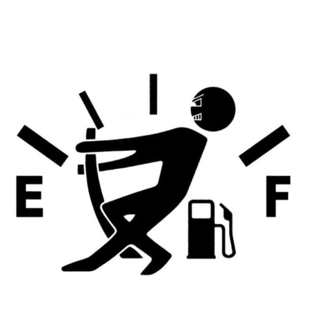 Funny Car Sticker Pull Fuel Tank Pointer Ef Fuel Tank Car Sticker Fuel Tank Vinyl Sticker Decal - Mamofa Global Store