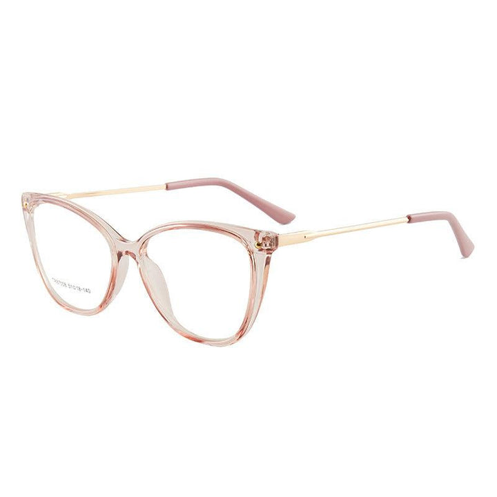 Optical Glasses Anti-blue Glasses Frame Tr Glasses Frame Cat Glasses - Mamofa Global Store