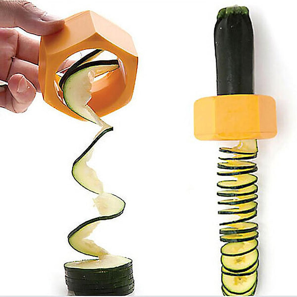 Kitchen Gadgets Spiral Knife Vegetable Cutter Kitchen Fixture Cucumber Slicer - Mamofa Global Store