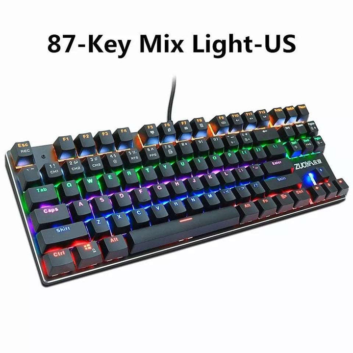 87-key Mechanical Keyboard Green Axis Red Axis Gaming Keyboard - Mamofa Global Store