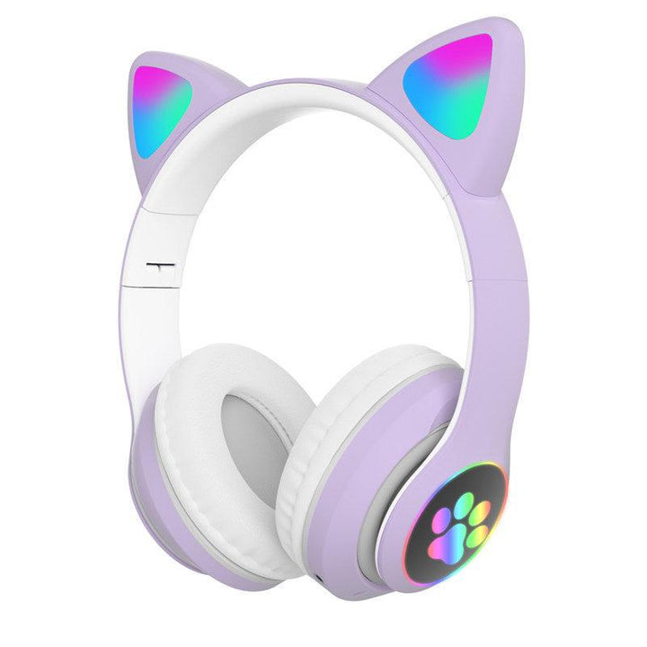 Luminous Bluetooth headset cat ear headset - Mamofa Global Store