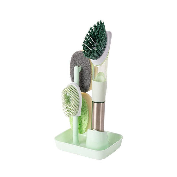 New Multifunctional Dish Brush Household Kitchen Oily Sponge Long Handle Cleaning Brush - Mamofa Global Store