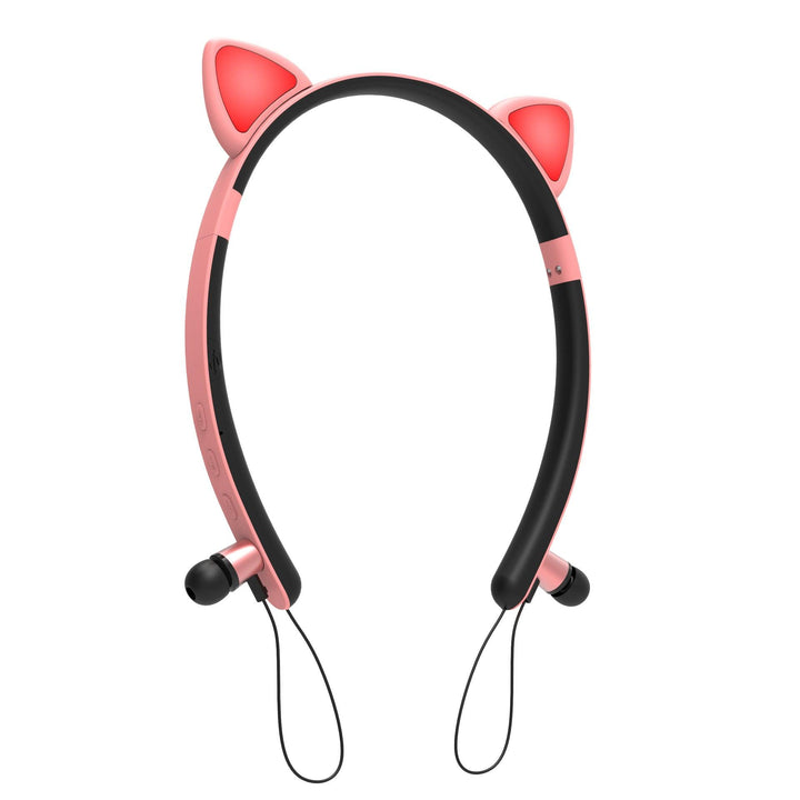 LED Glowing True Wireless Bluetooth Headphones Auriculares Cartoon Girl Headband Cat Ear Headset With Microphone For All Phones - Mamofa Global Store