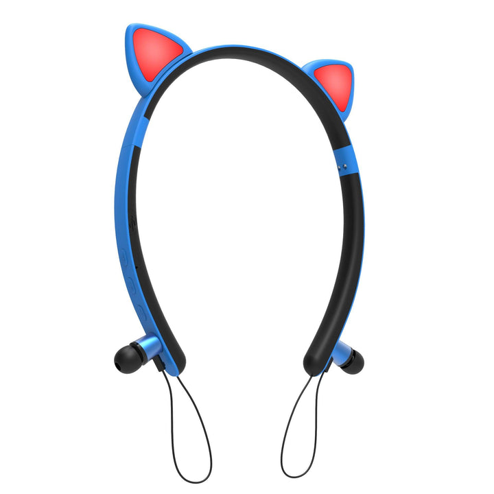 LED Glowing True Wireless Bluetooth Headphones Auriculares Cartoon Girl Headband Cat Ear Headset With Microphone For All Phones - Mamofa Global Store