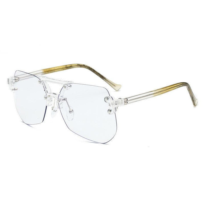 Anti-blue Glasses Rimless Flat Glasses Men - Mamofa Global Store