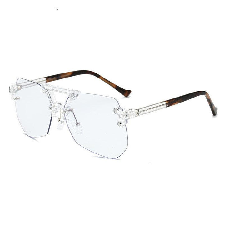 Anti-blue Glasses Rimless Flat Glasses Men - Mamofa Global Store