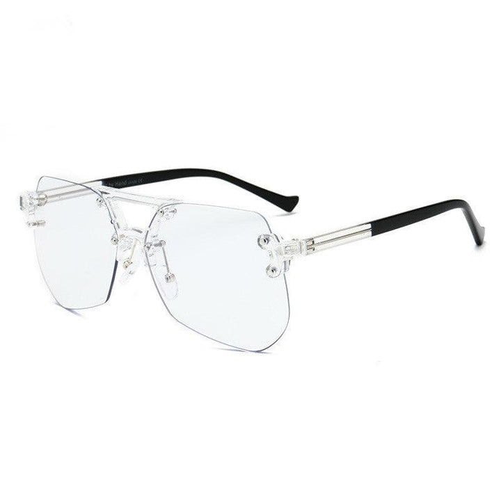 Anti-blue Glasses Rimless Flat Glasses Men - Mamofa Global Store