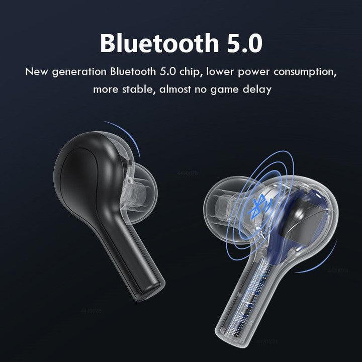 TWS Bluetooth Wireless Headphones LED Earphones Hifi Sports Waterproof Earbuds Bluetooth 5.0 Earphone Headset With Microphone - Mamofa Global Store