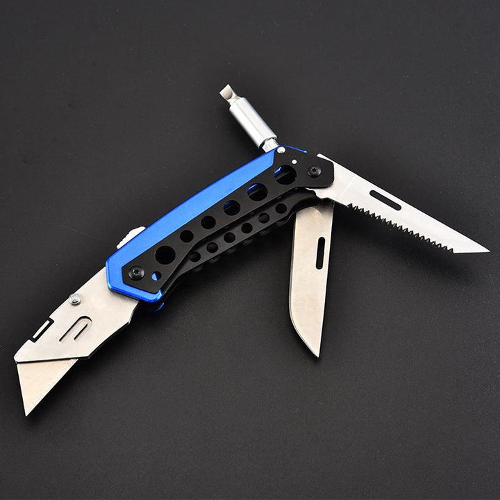 Stainless Steel Multifunctional Folding Utility Knife Wallpaper Paper Cutter - Mamofa Global Store