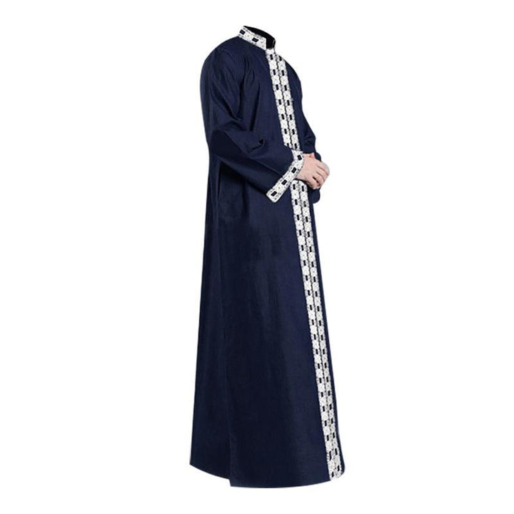 Long Blouse, Long-sleeved Solid Color Casual Wear Robe - Mamofa Global Store