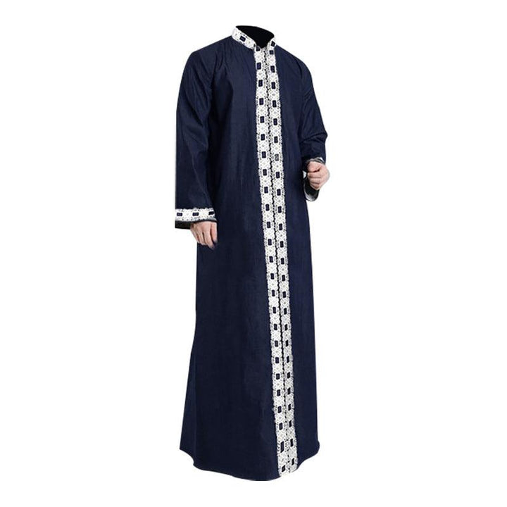 Long Blouse, Long-sleeved Solid Color Casual Wear Robe - Mamofa Global Store