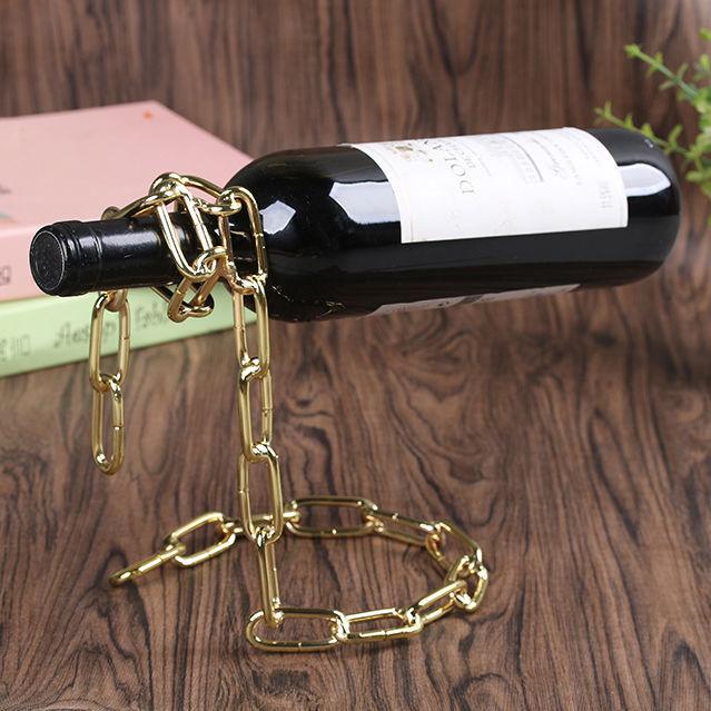 Suspended Wrought Iron Chain Red Wine - Mamofa Global Store