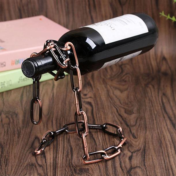 Suspended Wrought Iron Chain Red Wine - Mamofa Global Store