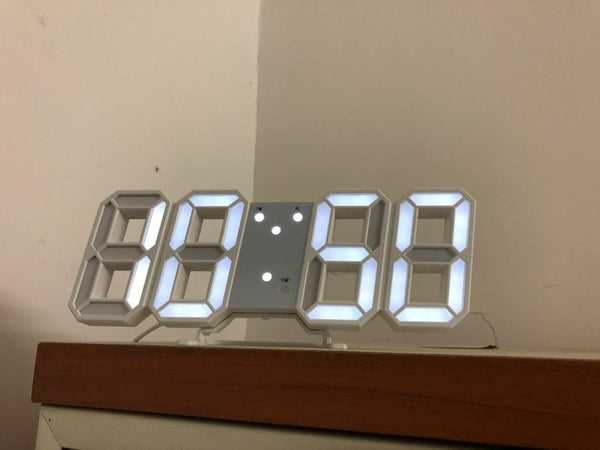 3D Luminous LED Digital Clock, Simple And Versatile At Home - Mamofa Global Store