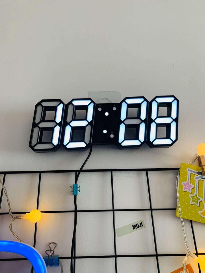 3D Luminous LED Digital Clock, Simple And Versatile At Home - Mamofa Global Store