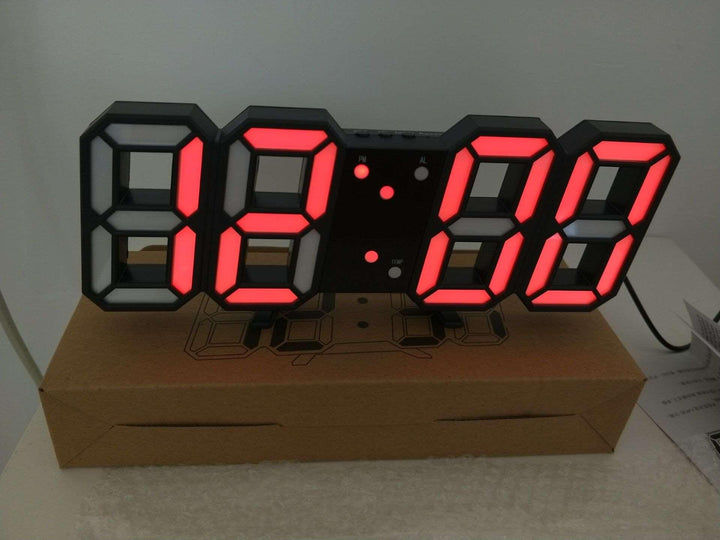 3D Luminous LED Digital Clock, Simple And Versatile At Home - Mamofa Global Store