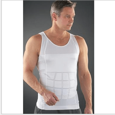 Men's Slim Tummy Belly Body Shaper Compression Trainer Vest Underwear Shapewear - Mamofa Global Store