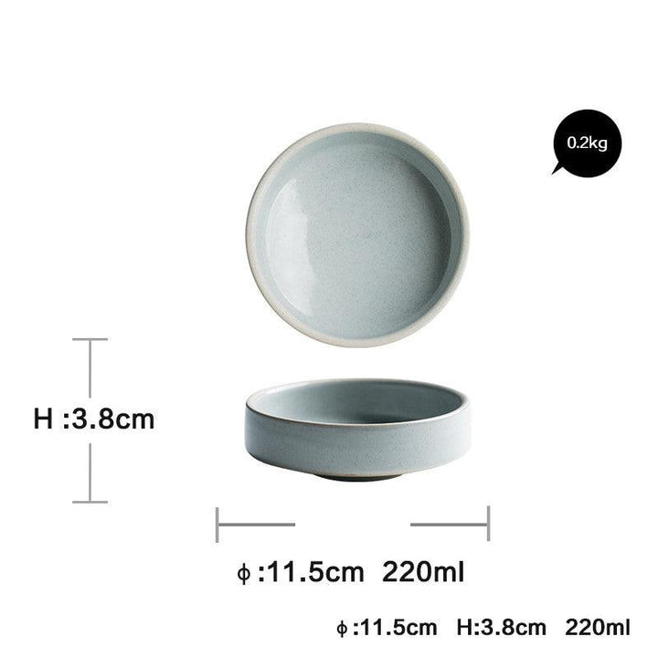 Household Dinner Plate, Flat Plate, Bowl And Plate Set - Mamofa Global Store