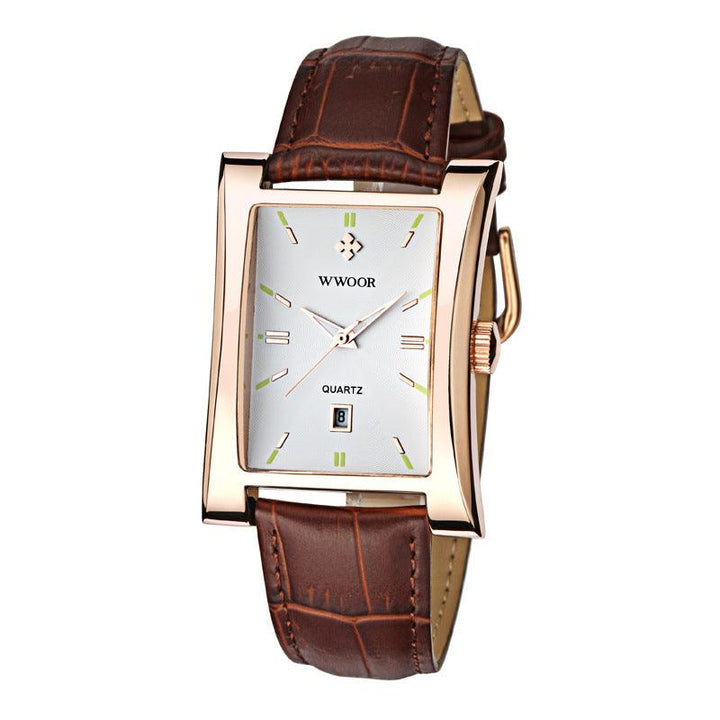 Man watch with calendar belt - Mamofa Global Store