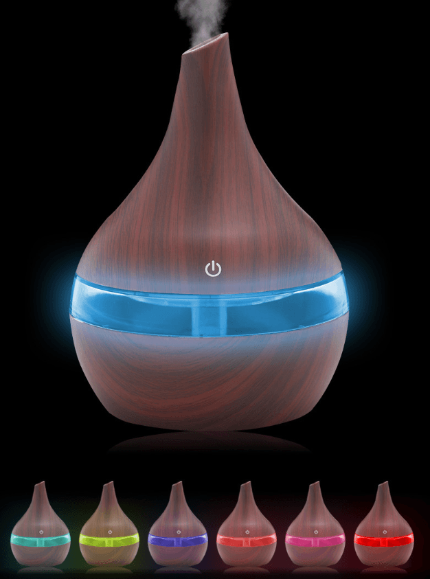 Wood grain tip humidifier air purifier - Mamofa Global Store