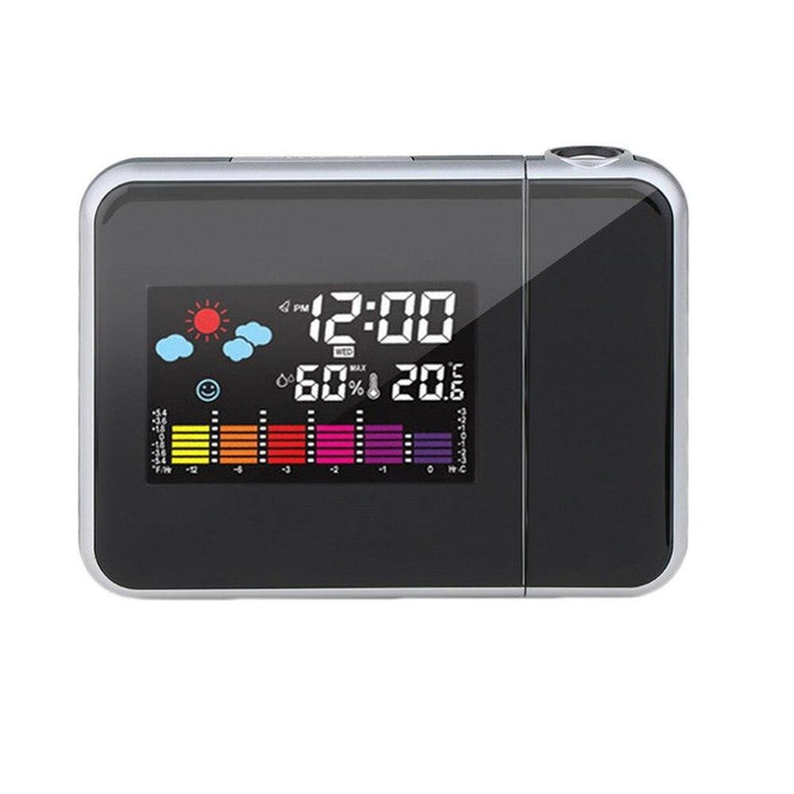 Black digital projection alarm cloc - Mamofa Global Store