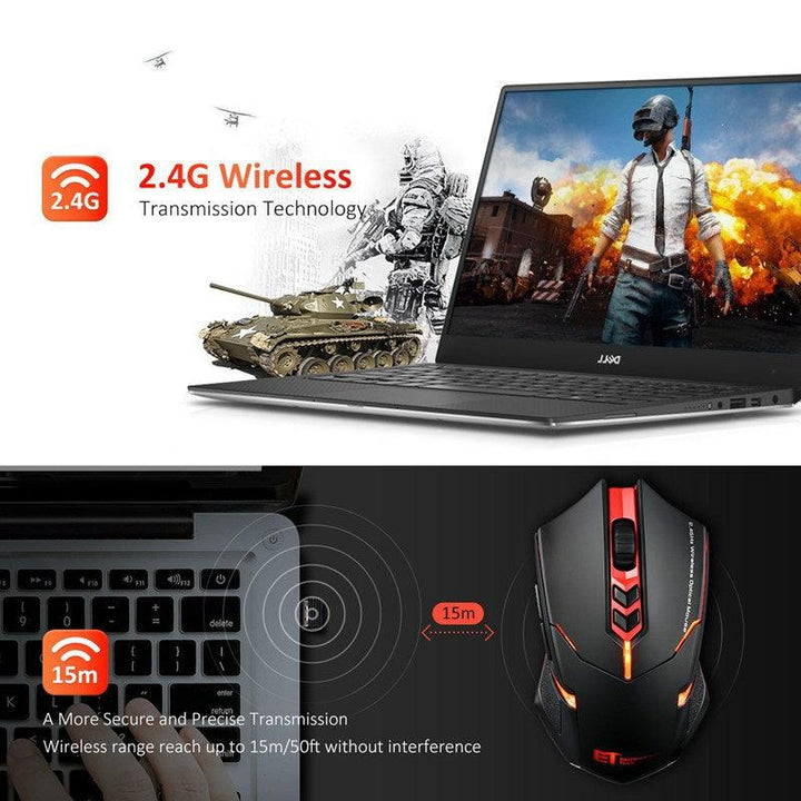 Power-Saving Silent Luminous Wireless Mouse - Mamofa Global Store