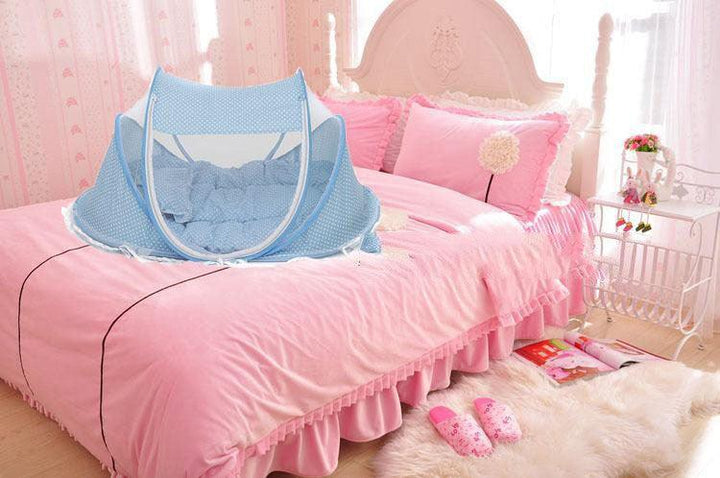 Foldable Baby Bed Net With Pillow Net 2pieces Set - Mamofa Global Store