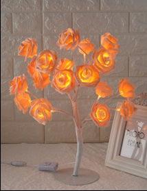 LED Tree Lamp Rose Small Tree Lamp Modeling Lamp Table Lamp - Mamofa Global Store