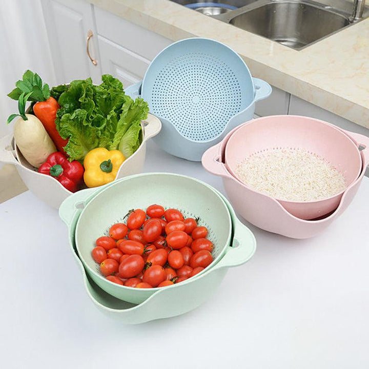 Multi-purpose Kitchen Drain Basket Bowl - Mamofa Global Store