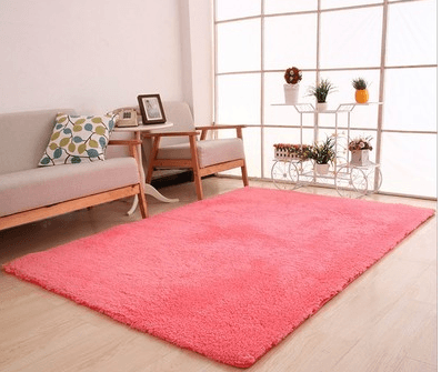 Living Room Rug Area Solid Carpet Fluffy Soft Home Decor White Plush Carpet Bedroom Carpet Kitchen Floor Mats White Rug Tapete - Mamofa Global Store