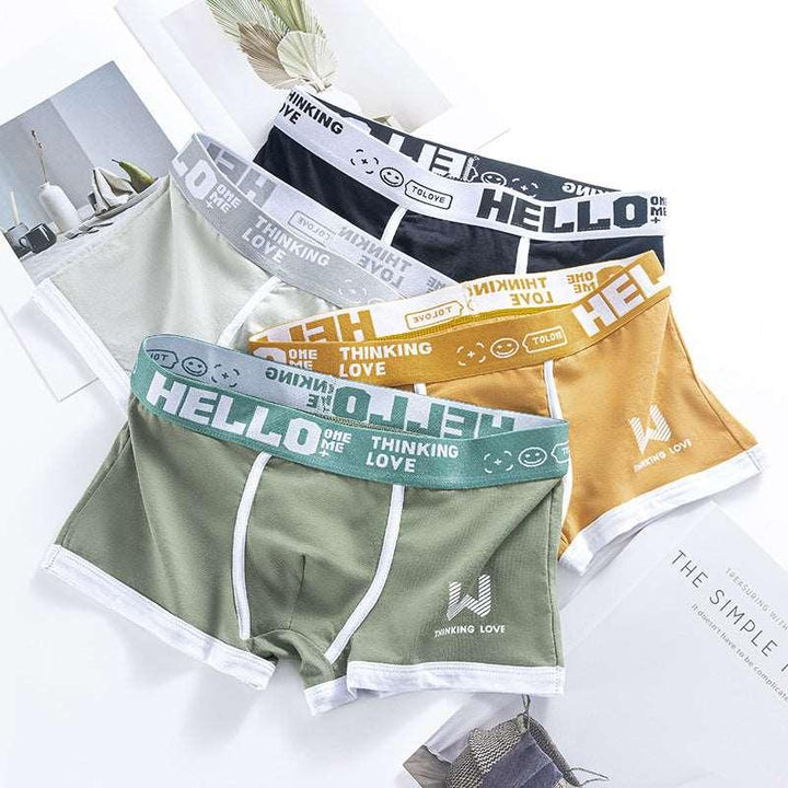 Men's Boxers Trendy Breathable Contrast Color - Mamofa Global Store