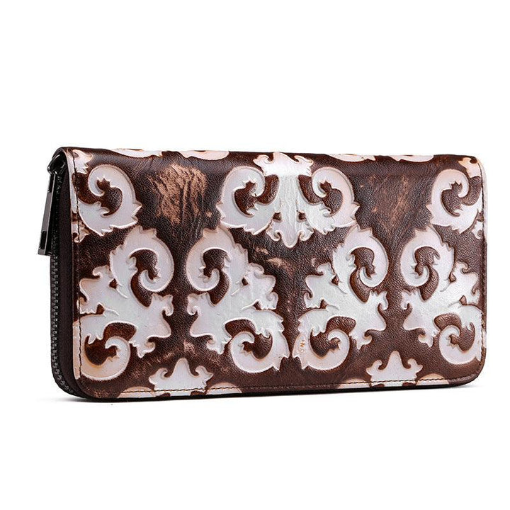 Creative Top Layer Leather Women's Vintage Wallet - Mamofa Global Store