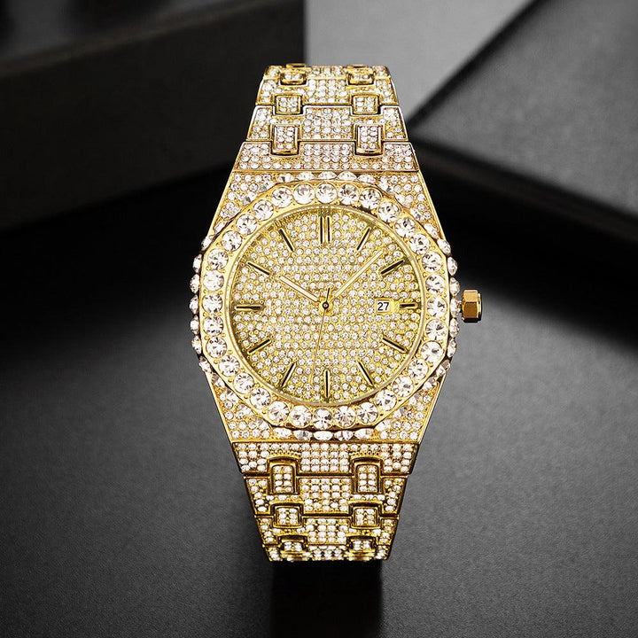 Fashion Starry Diamond Men's Quartz Watch - Mamofa Global Store