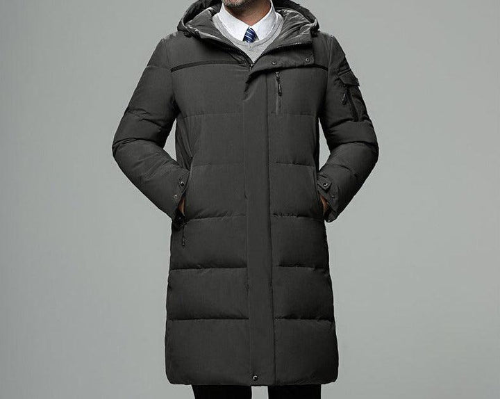 Long padded down jacket for men - Mamofa Global Store