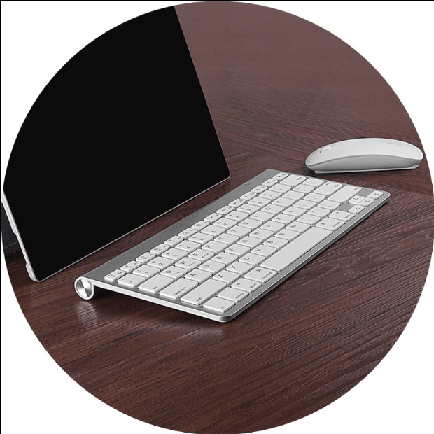 Usb Slim Mouse Mini Wireless Keyboard - Mamofa Global Store