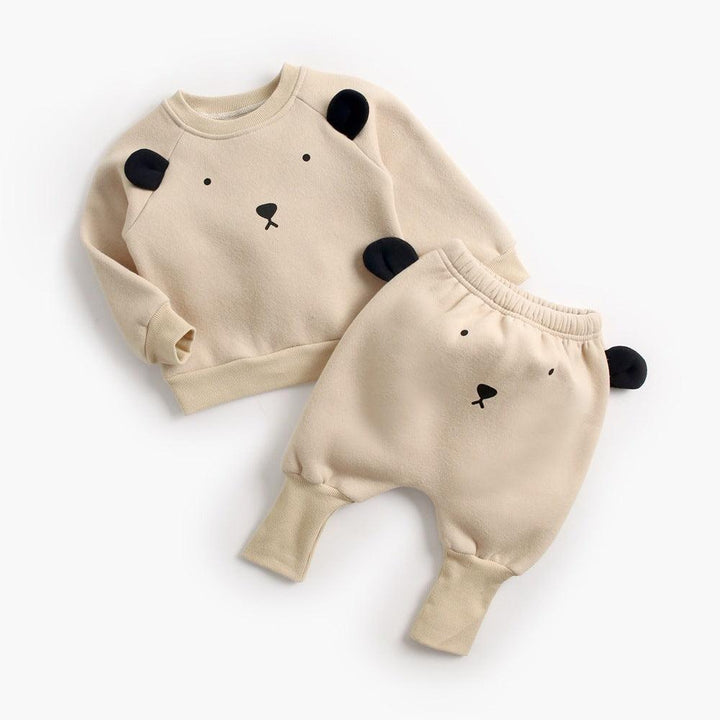 Baby Plus Velvet Sweater Suit - Mamofa Global Store