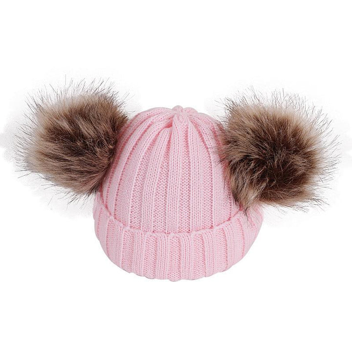 Children's Fashionable Warm Hat And Scarf Set - Mamofa Global Store