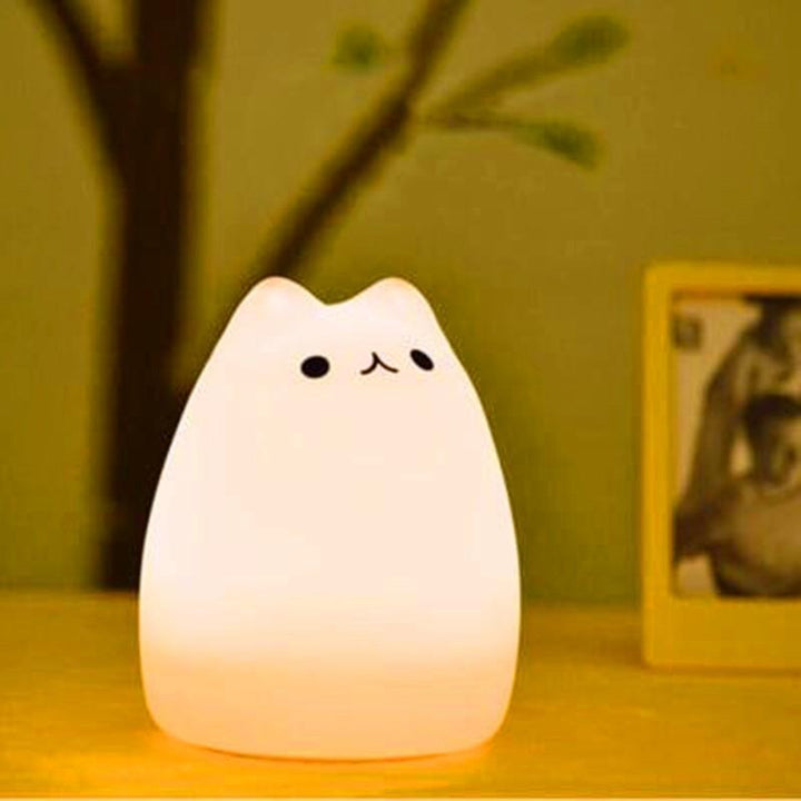 Silicone Touch Sensor LED Night Light For Children Baby Kids - Mamofa Global Store