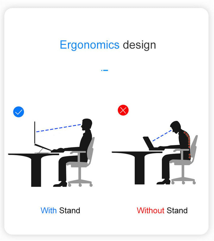 Folding Lifting Desktop Notebook Tablet Computer Stand - Mamofa Global Store