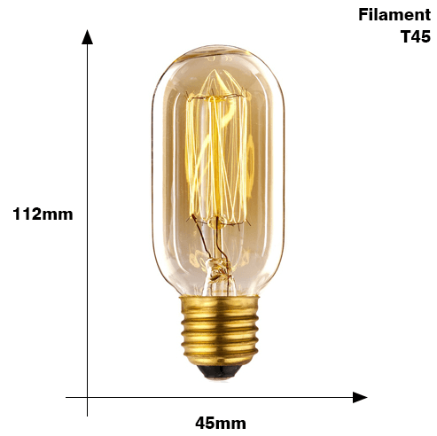 Edison Bulb E27 220V 40W ST64 A19 T45 G80 G95 G125 Incandescent filament bulb lighting Retro Edison Light Bulb - Mamofa Global Store