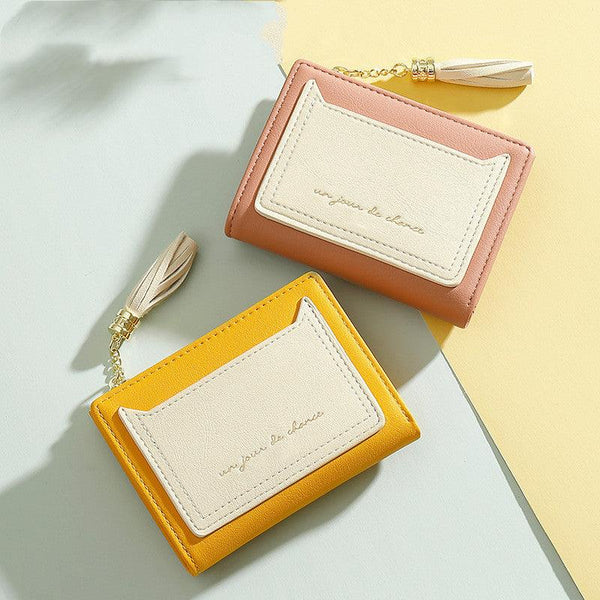 Short Two-fold Multi-card Wallet - Mamofa Global Store