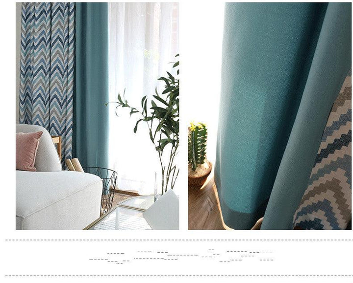 Printed curtain cloth - Mamofa Global Store