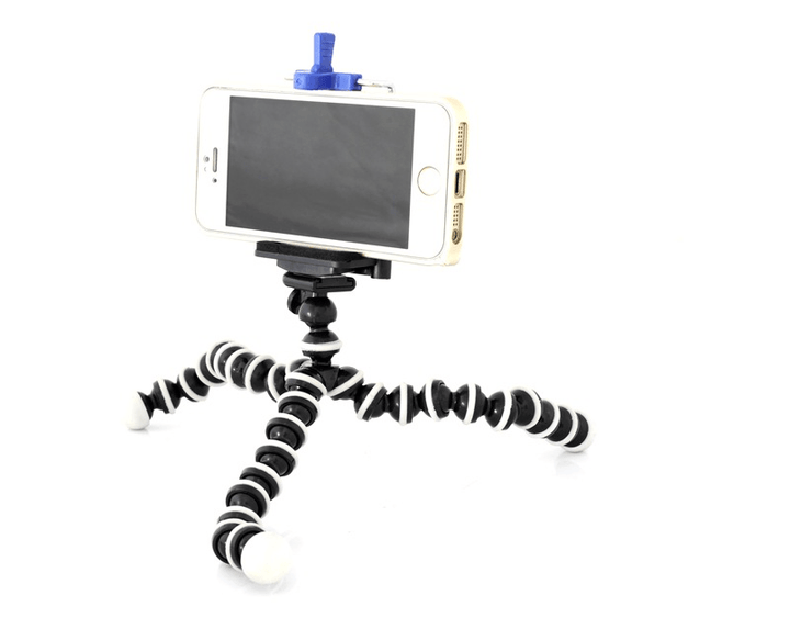 Compatible with Apple, Large Octopus Flexible Tripod Stand Gorillapod for Phone Telefon Mobile Phone Smartphone Dslr and Camera Table Desk Mini Tripod - Mamofa Global Store