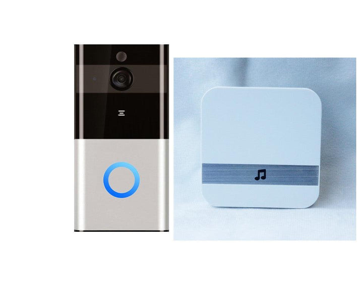 Marlboze 720P WIFI Visual Doorbell Wireless Intercom Doorbell PIR Motion Detection Night View SD card Video Smart Doorbell Ring - Mamofa Global Store