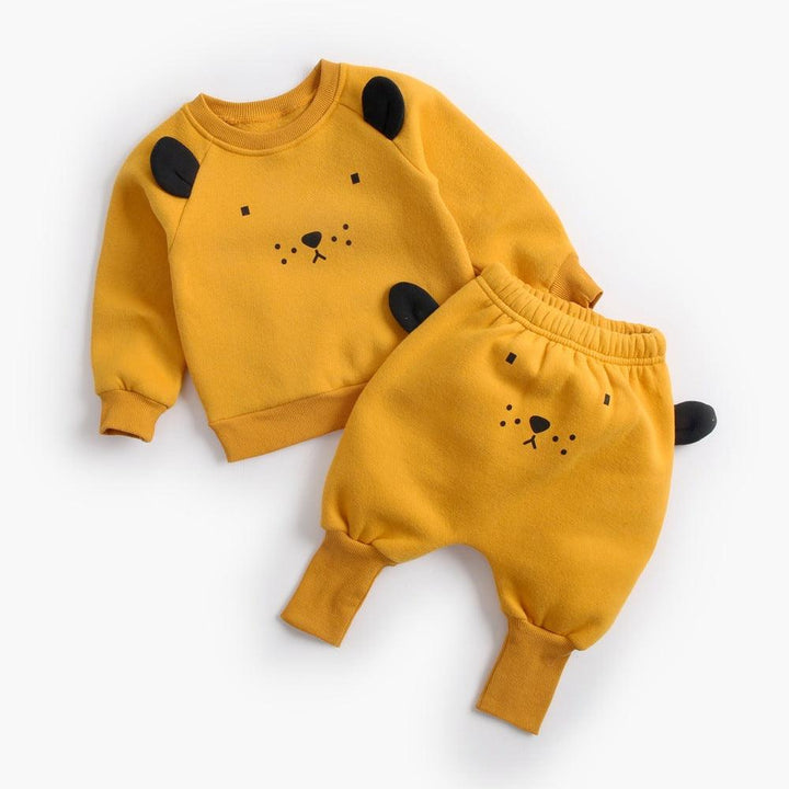 Baby Plus Velvet Sweater Suit - Mamofa Global Store