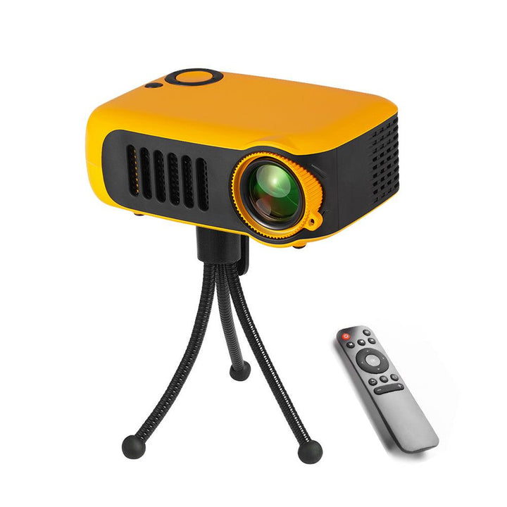 Mini Portable Projector 800 Lumens Eye-Care 1080p LCD 50,000 Hours Lamp Life Home Cinema Video Projector - Mamofa Global Store