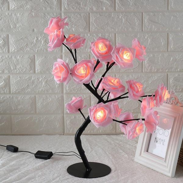 LED Tree Lamp Rose Small Tree Lamp Modeling Lamp Table Lamp - Mamofa Global Store