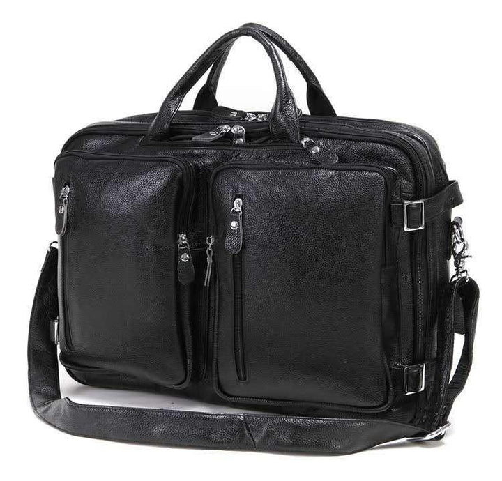 Multi Functional Leather Men's Handbag - Mamofa Global Store