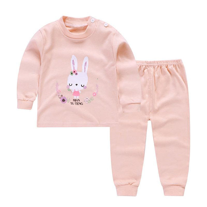 Autumn And Winter Pajamas, Baby Autumn Clothes, Long Trousers, Girls' Home Clothes, Long Sleeves - Mamofa Global Store